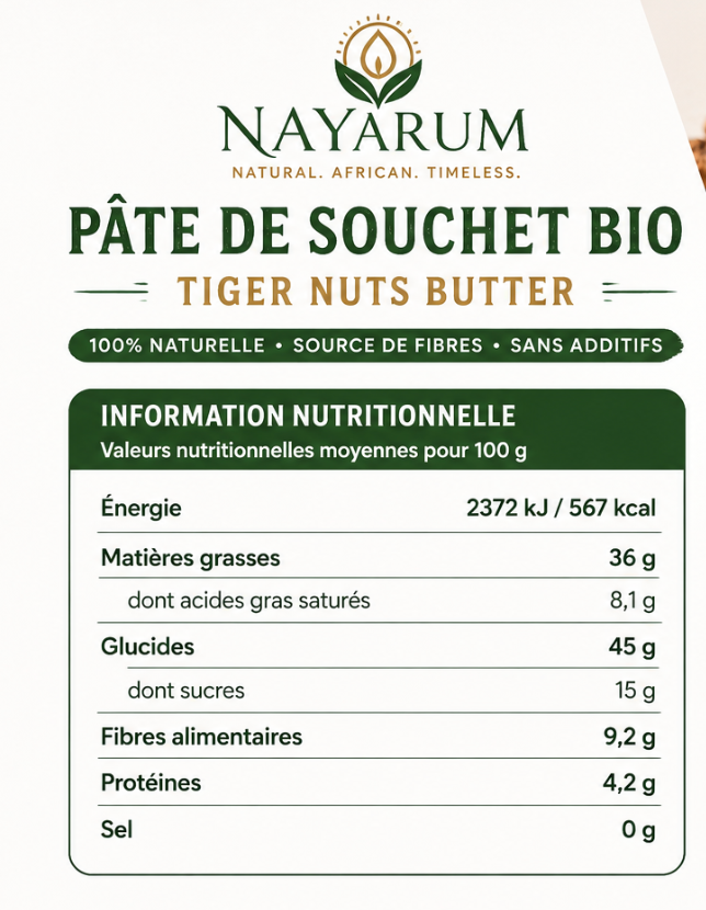 beurre de souchet bio (butternut). 250g