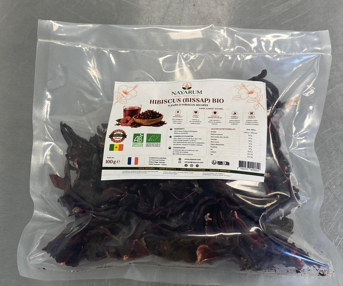 Organic hibiscus (bissap)