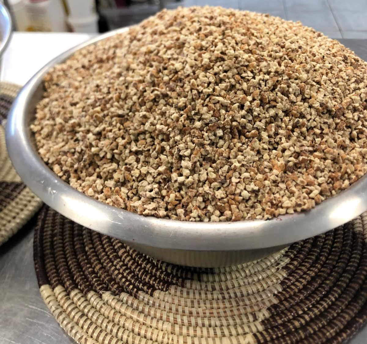 Organic crushed tiger nut