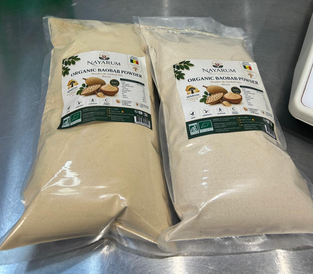Organic baobab powder
