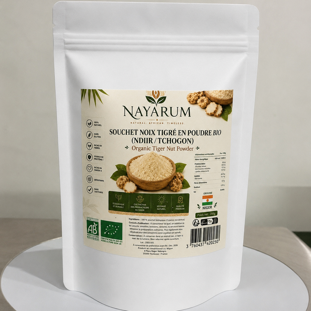 Organic tiger nut flour